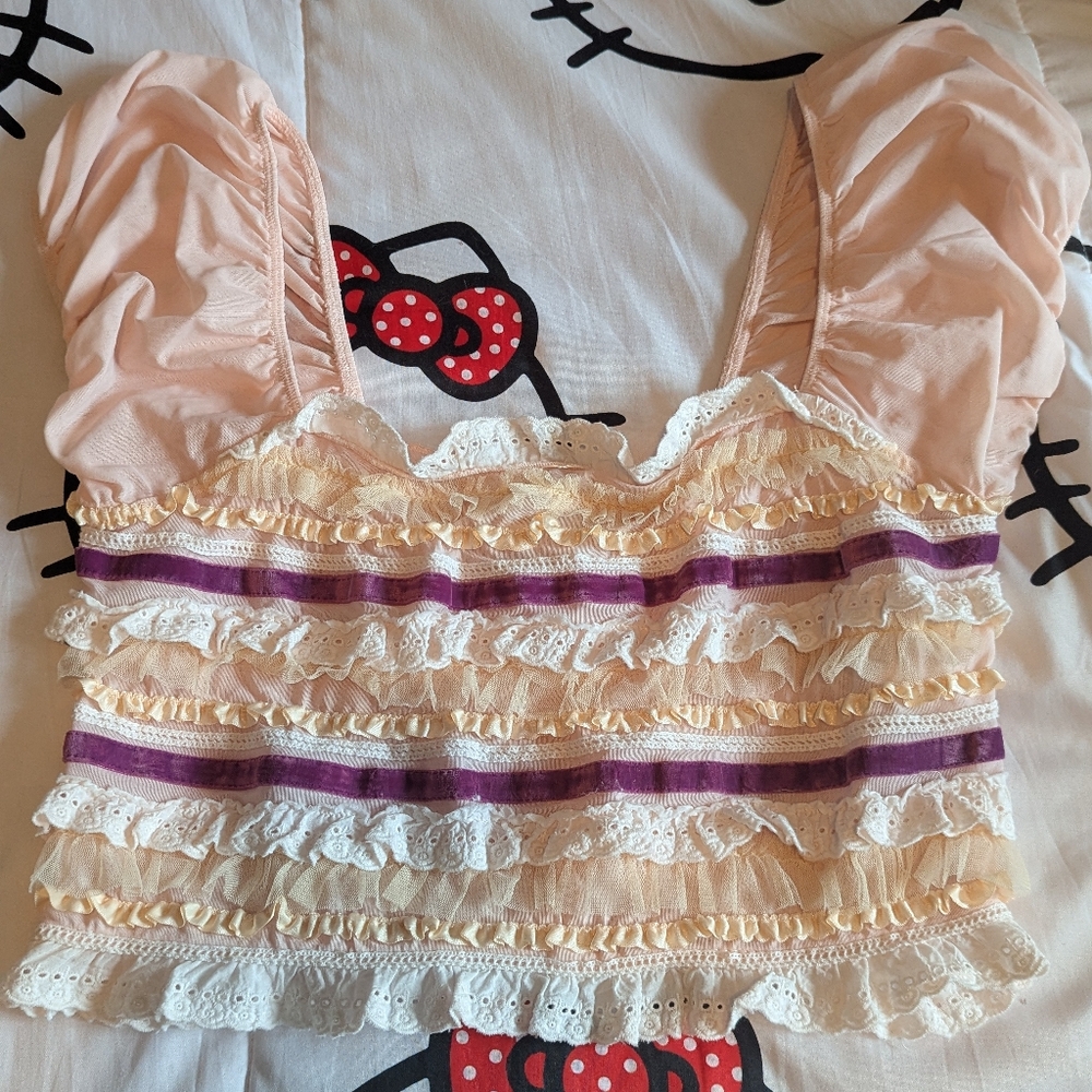 Pink Top Size XL from Kimchi Blue